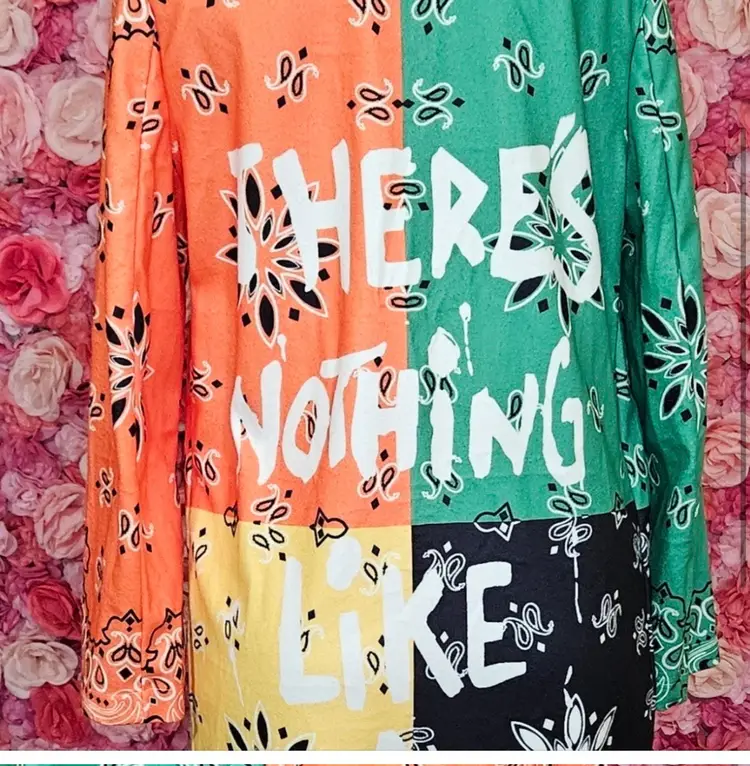 Vibrant Patchwork Bandana Print Cardigan