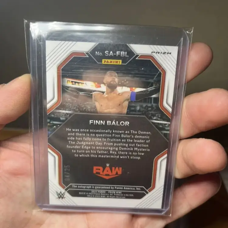2023 Prizm WWE FINN BALOR Superstar Auto Mojo 16/25 SSP 🔥🔥