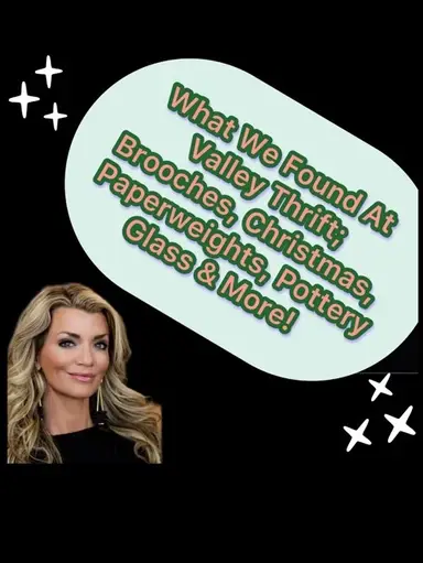 Brooches, Paperweights, Pottery & More! 