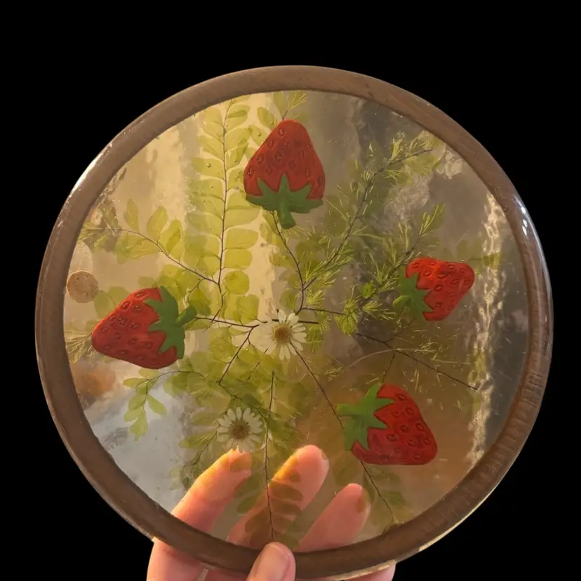 Gamut Design Lucite Strawberry Trivet