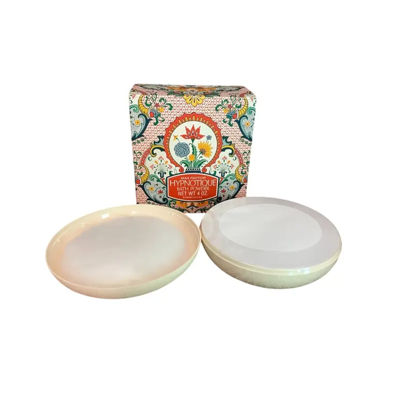 #02 Vintage Powder Box Max Factor Hypnotique New Sealed In Original Box