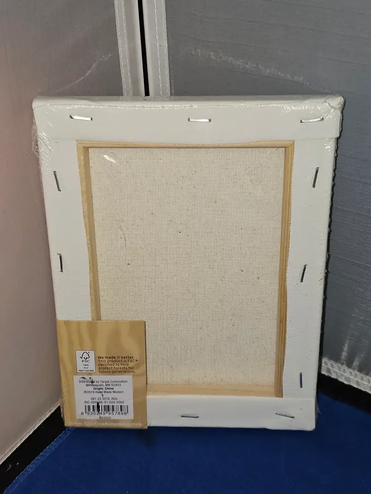 Canvas - White - 6 x 8 inches - Modern Handmade - NEW