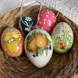 Vintage Easter Egg Lot includes The Egg Lady