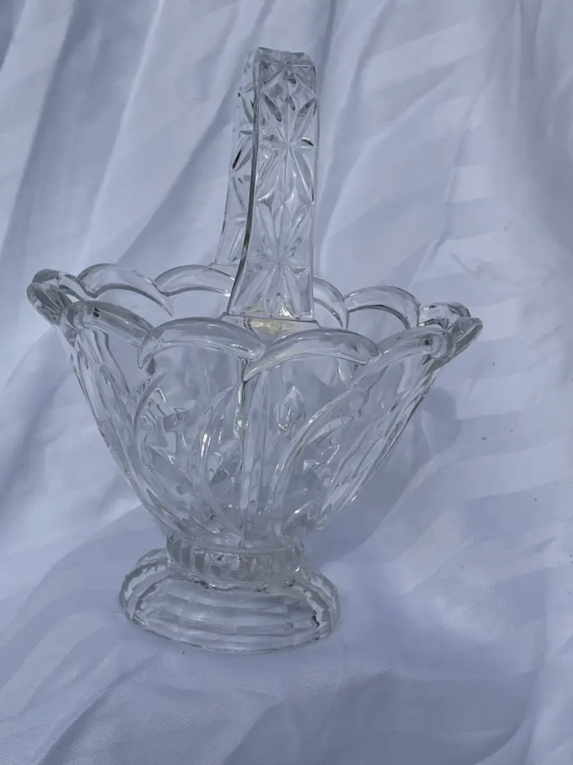 Fifth Avenue Crystal Fairfax 7 inch Basket 24% lead crystal