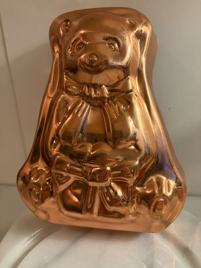 Copper Teddy Bear Wall Hanging: Kitchen Decor