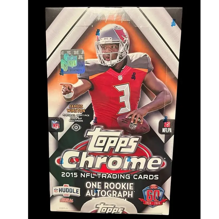 Pack From a 2015 Topps Chrome Football Hobby Box - 1 Guaranteed Rookie Auto Per Box