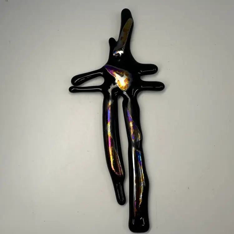 Dichroic Glass Cross Wall Hanging