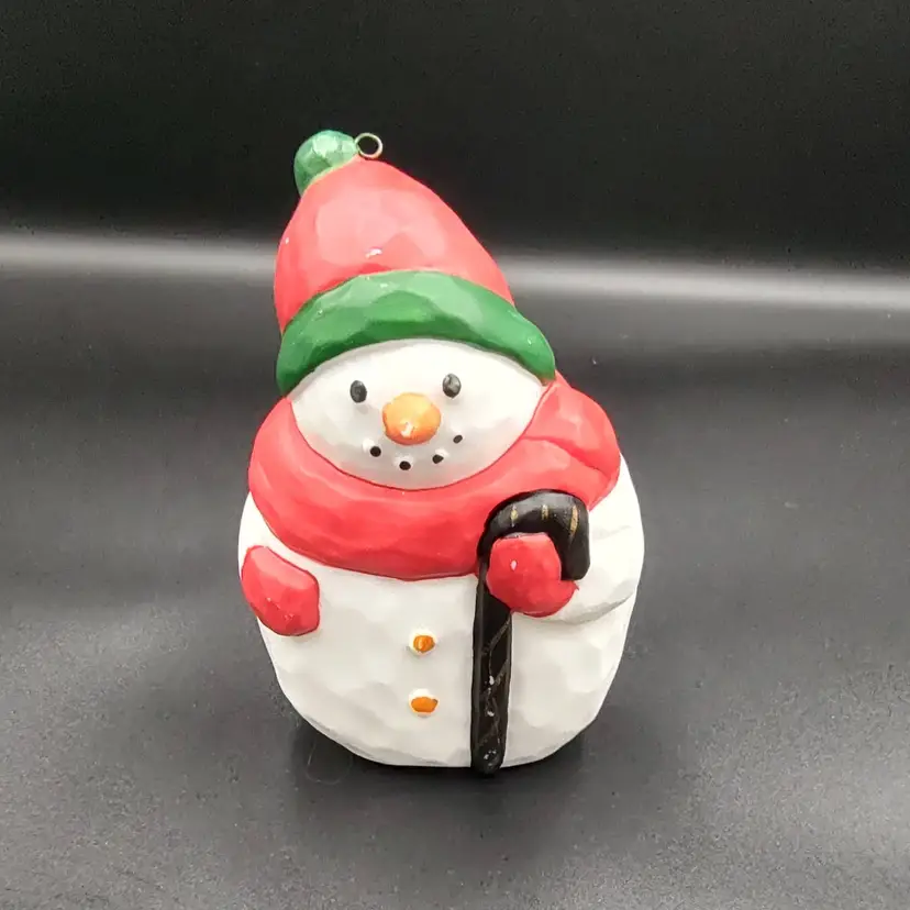 Vtg Department 56 Ceramic Snowman Figurine