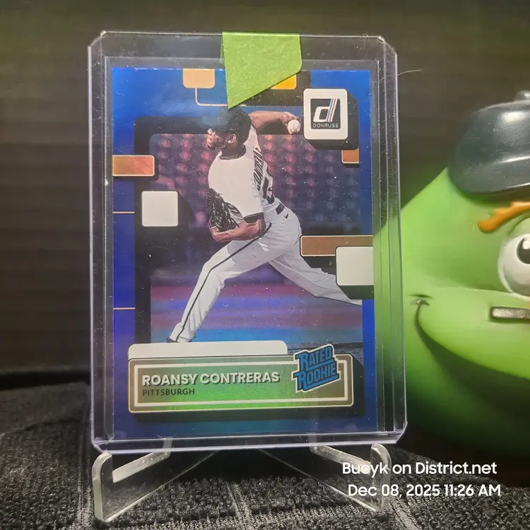 2022 Panini Donruss Blue - Roansy Contreras Pittsburgh Pirates