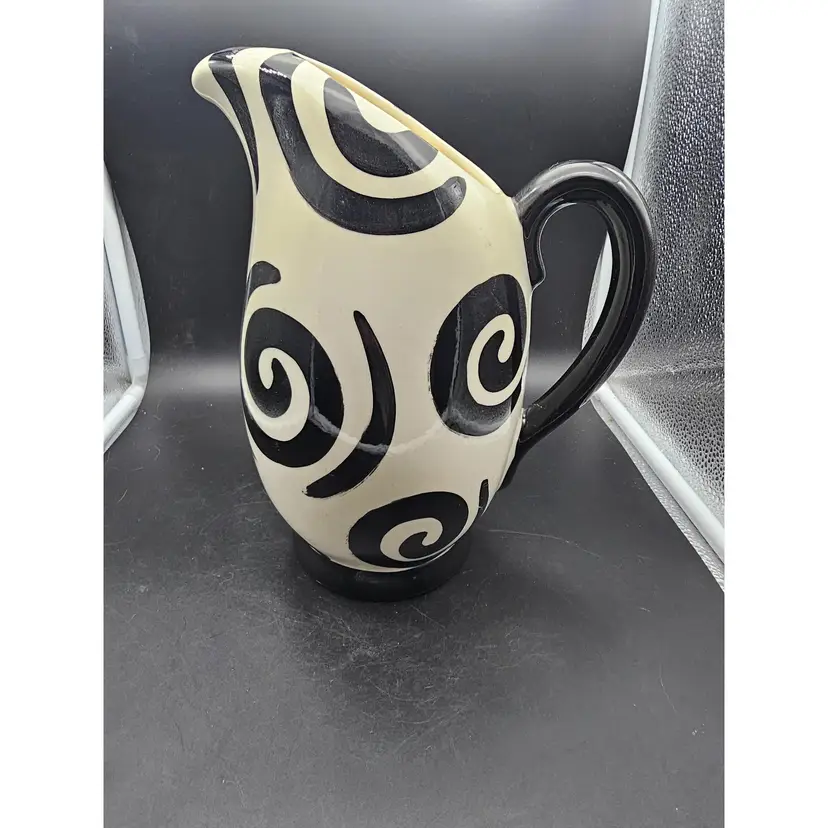 Rare Kevin Goehring Signed And Numbered Ceramic Art Pottery Vase Pitcher