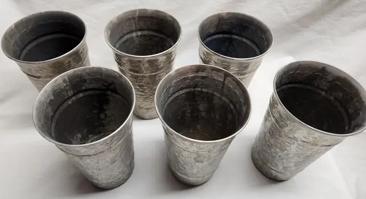 Hammered Aluminum Tumblers