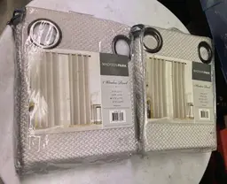 Madison Park Hayden 100% polyester Window Panel, 50" x 95" 2 Set Window Curtains