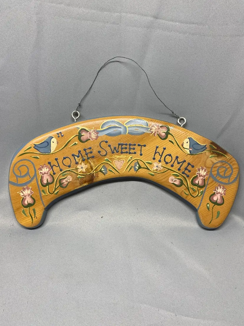 Home Sweet Home Wooden Hand painted In Mexico Sign