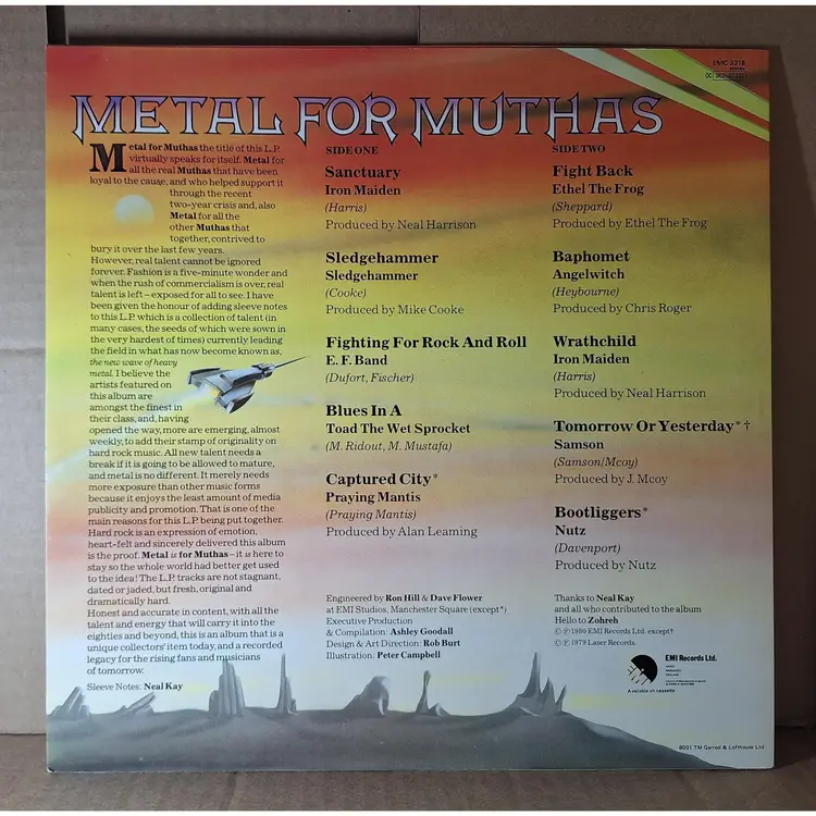 NWOBHM album Metal for Muthas