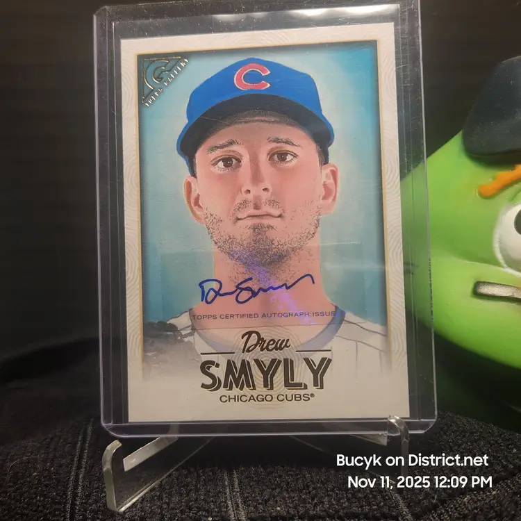 2018 Topps Gallery Auto - Drew Smyly Chicago Cubs