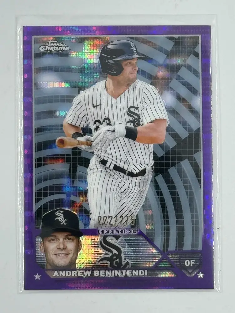 Andrew Benintendi 2023 Topps Chrome Purple Sonar /275 Chicago White Sox