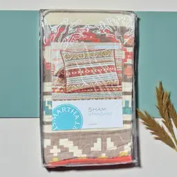 Martha Stewart Collection Silver City Stripe Standard Pillow Sham Quilted