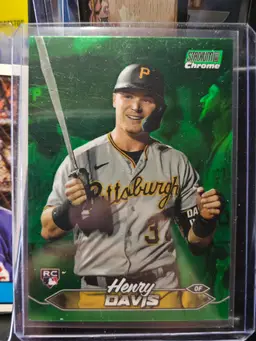 2024 Topps Stadium Club Chrome - Henry Davis RC green