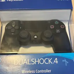 New In Package - PS4 Jet Black Controller New Old Stock