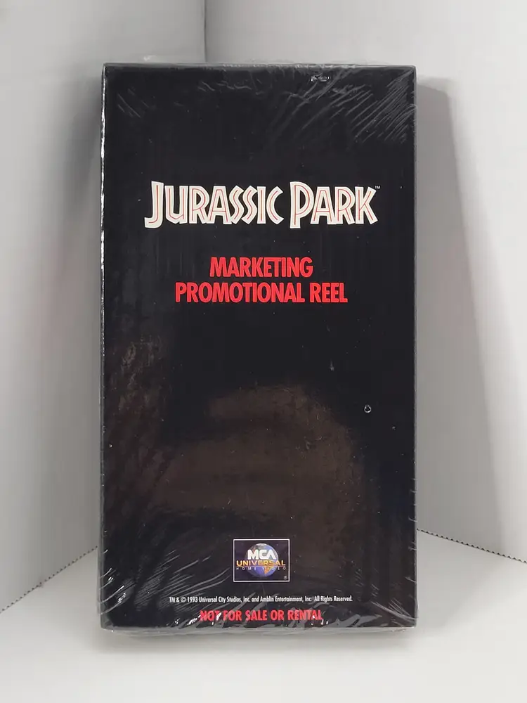 1993 Jurassic Park Promotional Reel VHS Sealed