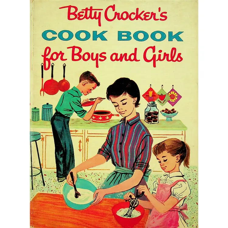 Betty Crocker's Cook Book for Boys and Girls (1957) - 1st ed, 1st printing - VTG