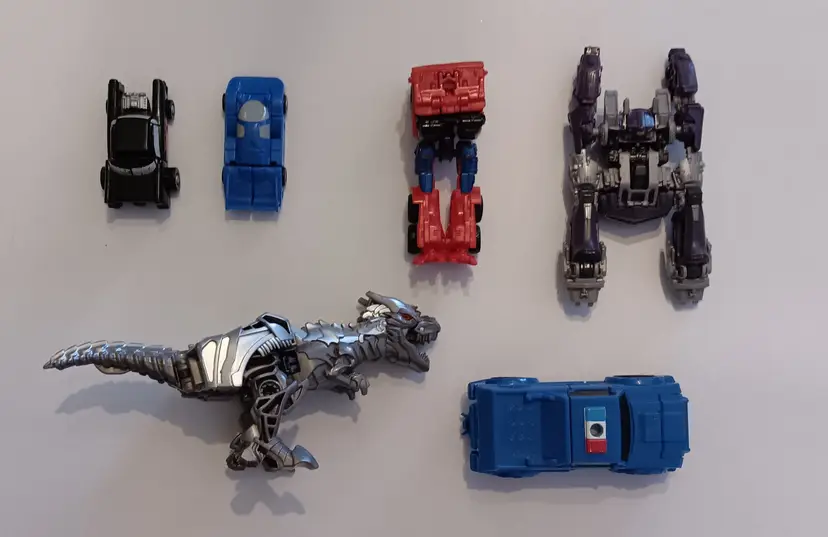 Transformers lot Optimus Prime Shockwave Grimlock Big Daddy Tailspin Strongarm