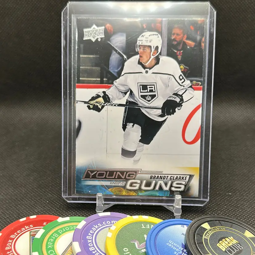 Brandt Clarke 2023 Upper Deck Series 2 YG Los Angeles Kings