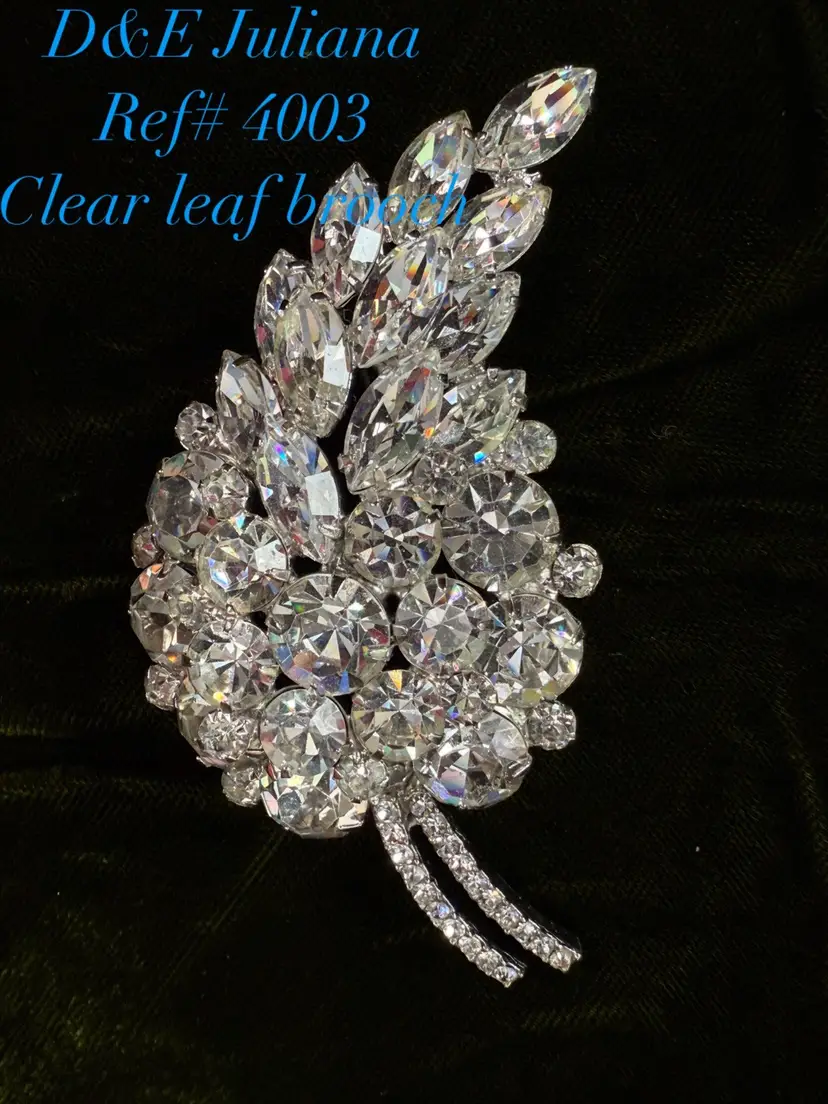 D&E verified Juliana brooch