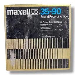 Maxell UD 35-90 Early Gen Reel to Reel Tape, LP, 7" Reel, 1800 ft