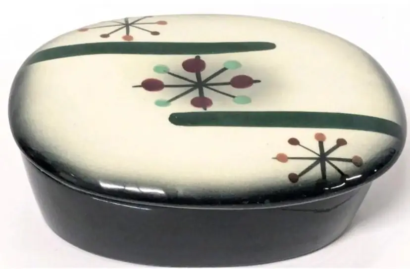 Vintage Handmade Chuck-Line Ceramics of California Lidded Trinket Dish #305
