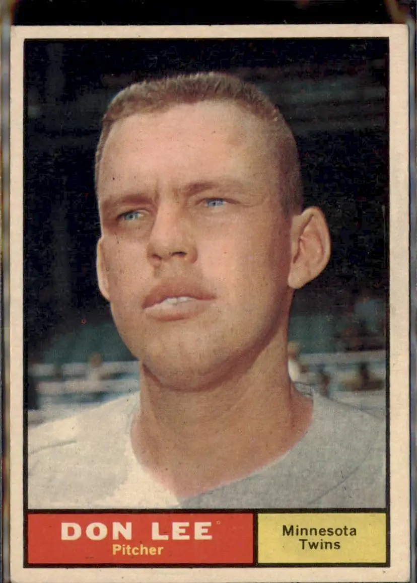 1961 Topps #153 Don Lee - ( ) - Minnesota Twins
