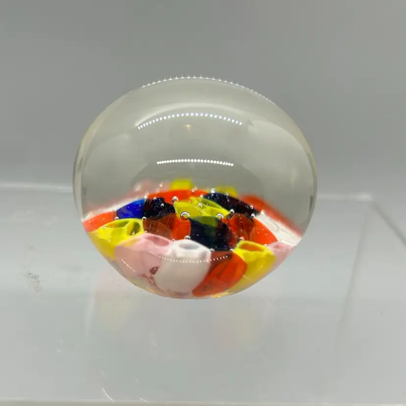 24071 Paperweight - Mini Multicolor Wheel 1.5” See Desc