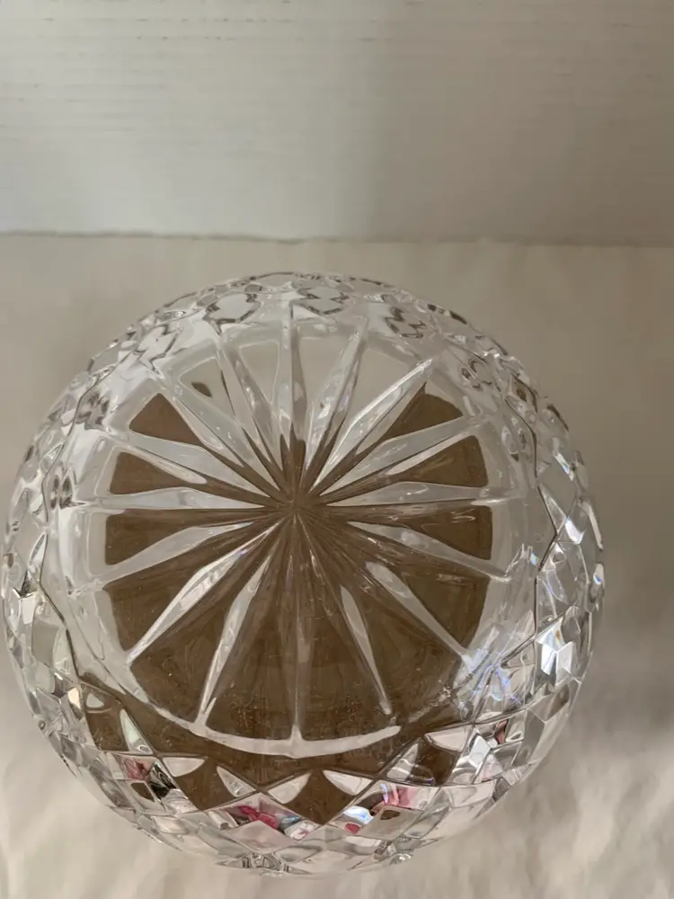 Gorham Full Lead Crystal Lady Anne Round Fruit Candy Small Serving Bowl 5 1/2"