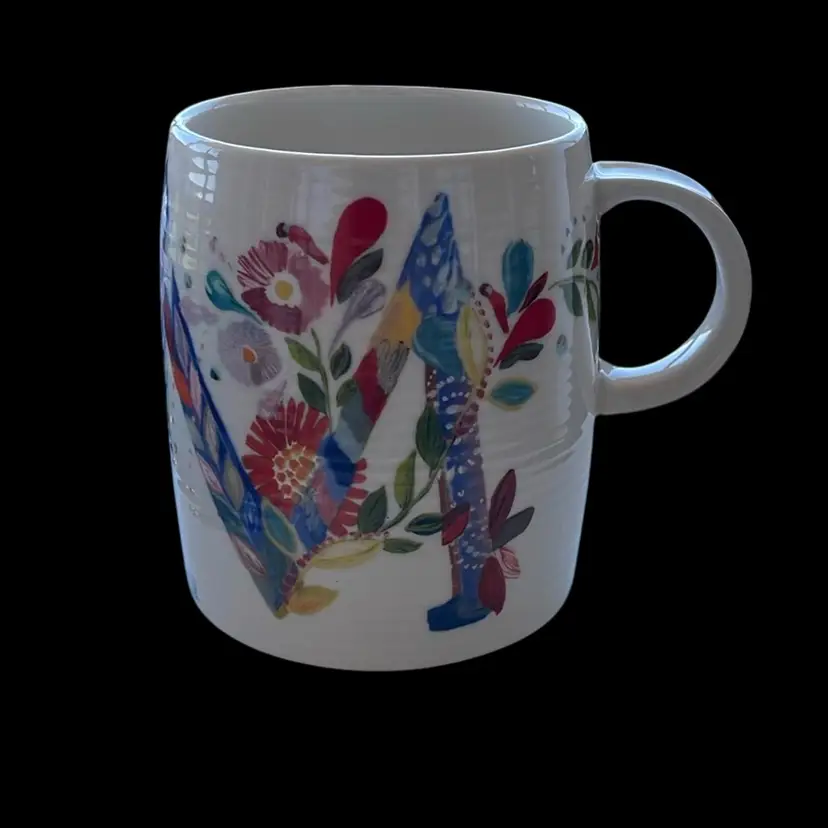 M Anthropologie Coffee Tea Mug By Starla Halfmann