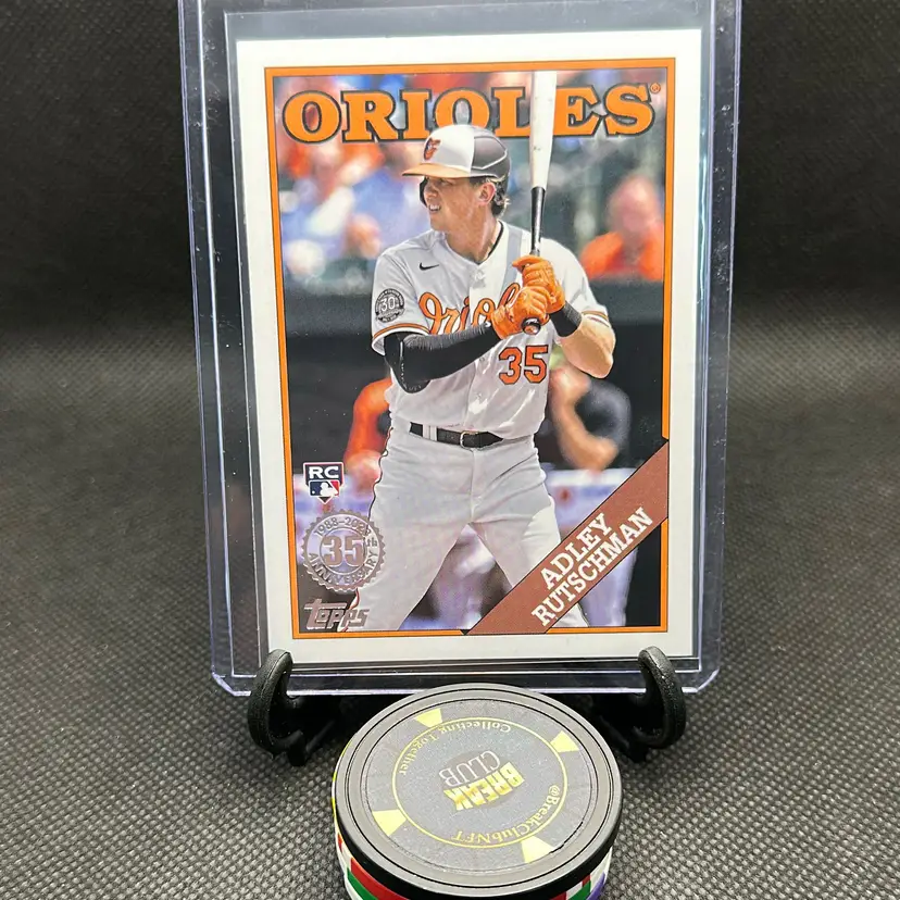 Adley Rutschman 2023 Topps Series One 1988 RC Baltimore Orioles