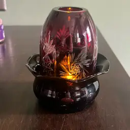 Fairy lamp Cut To Clear Ruby