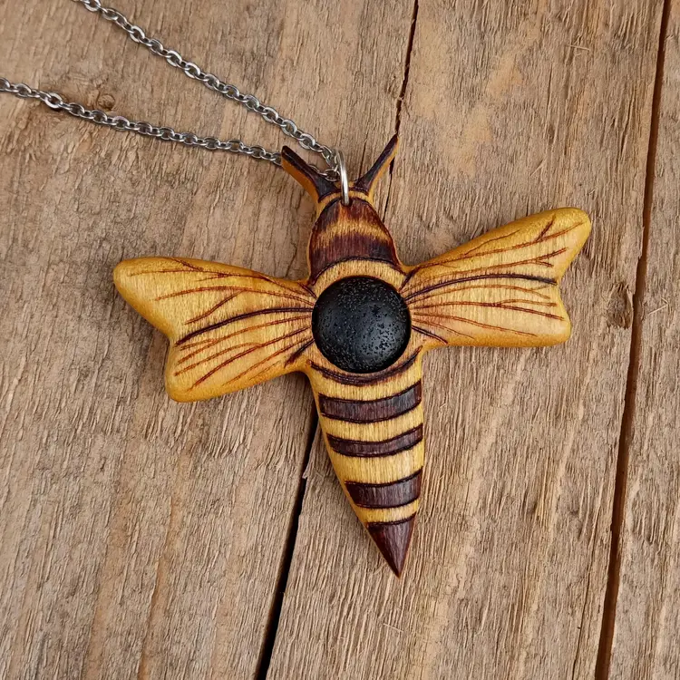 Bee Lava Stone Essential Oil Diffuser Blacklight Reactive