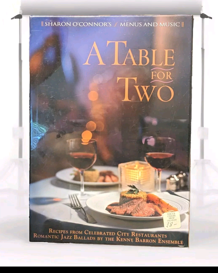 New A Table For Two Cook Book DVD by Sharon O'Connors.