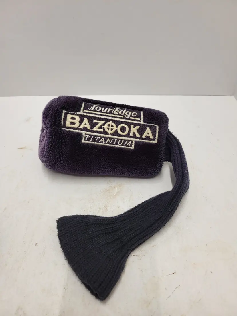 Tour Edge Bazooka Titanium Blue Golf Sock Head Cover #3