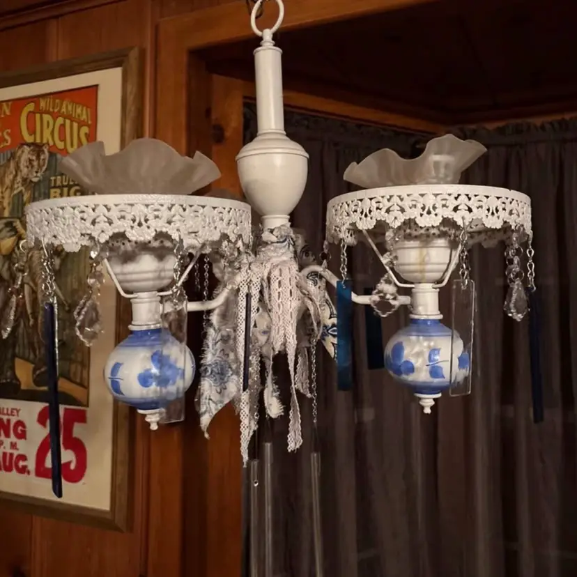 Custom Made By Me! Not Wired. Gorgeous Chandelier.