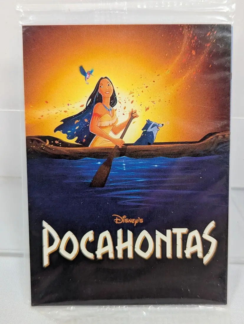 1995 Disney Pocahontas Premiere 4 Card Set Discovery Trading Promo Skybox Sealed