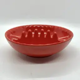 Vintage MCM Red Melamine Ashtray – Willert Home Products USA 5" Retro Mod Decor