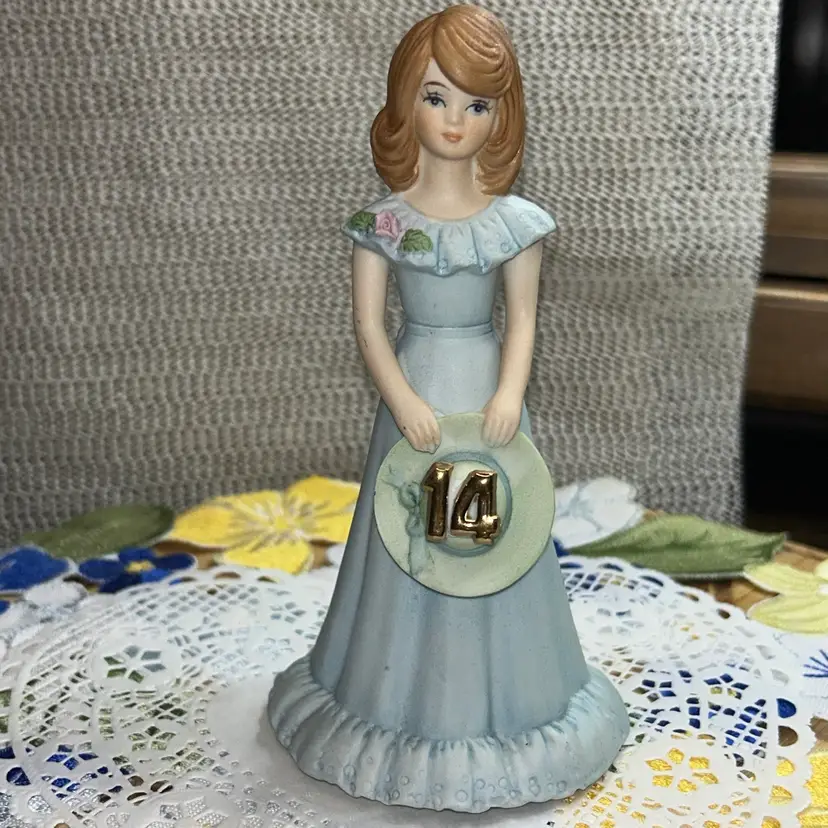 Vintage Enesco Growing Up Birthday Girl-14