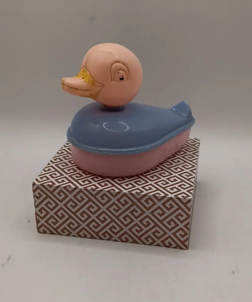 Vintage 1950s Celluloid Duck Bath Toy