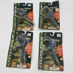 Godzilla Biter Writer Pen Lot Of 4 - 1998 - All Off Card - See Images