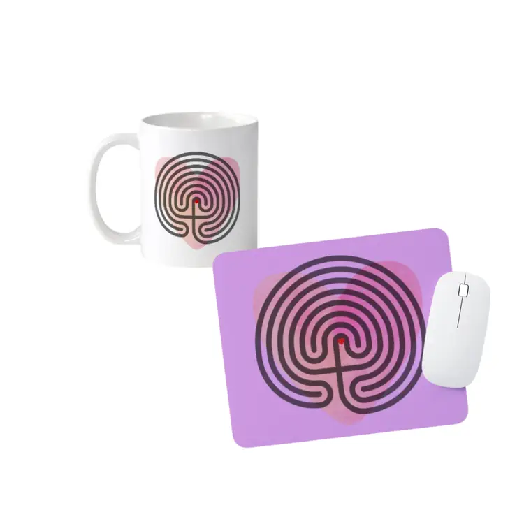 Heart Center 7 Circuit Classic/Cretan Labyrinth Gift Set