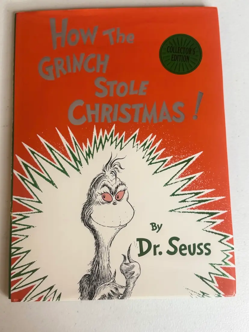 Vintage Dr. Seuss ‘How The Grinch Stole Christmas’ Hard Cover 1985