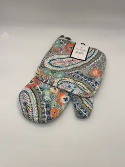 Vera Bradley Citrus Paisley Oven MIT/ Pot Holder Set-NWT
