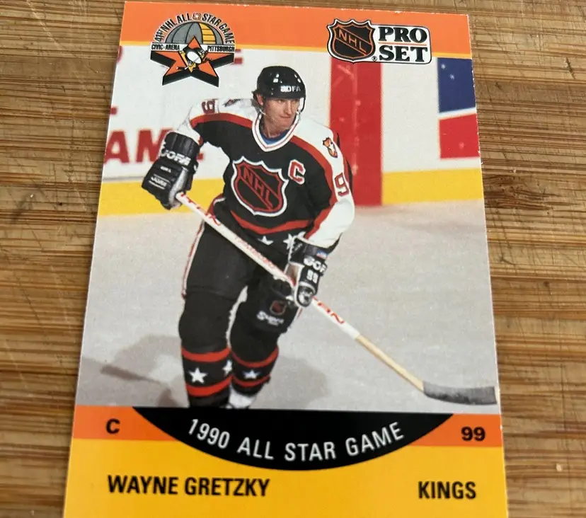 1990 Pro Set Wayne Gretzky All-Star Game Card
