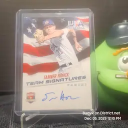 2015 Team USA Auto - Tanner Houck Boston Red Sox